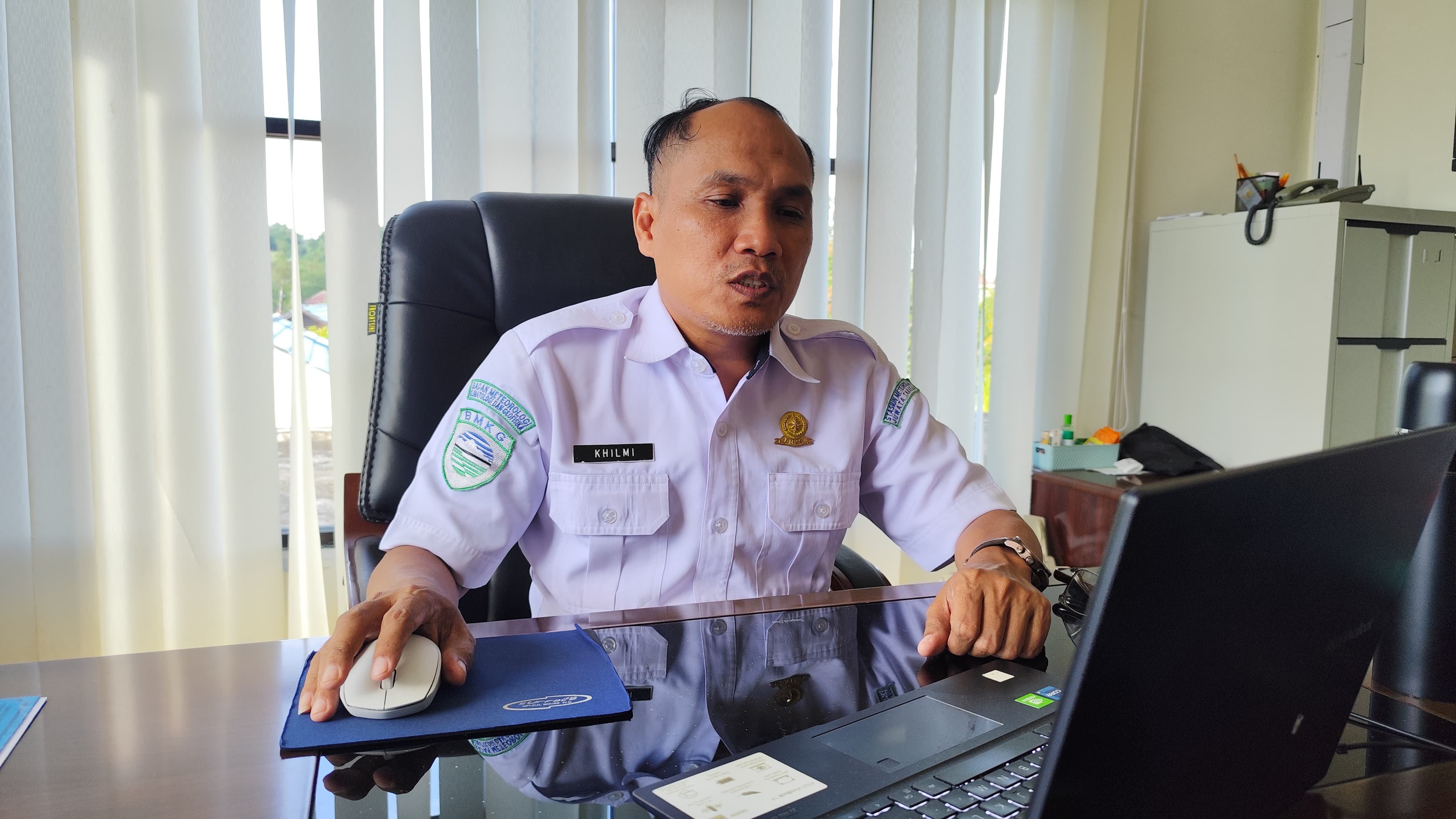 NATANAEL/RADAR TARAKAN  Kepala BMKG Tarakan, M. Shulam Khilmi