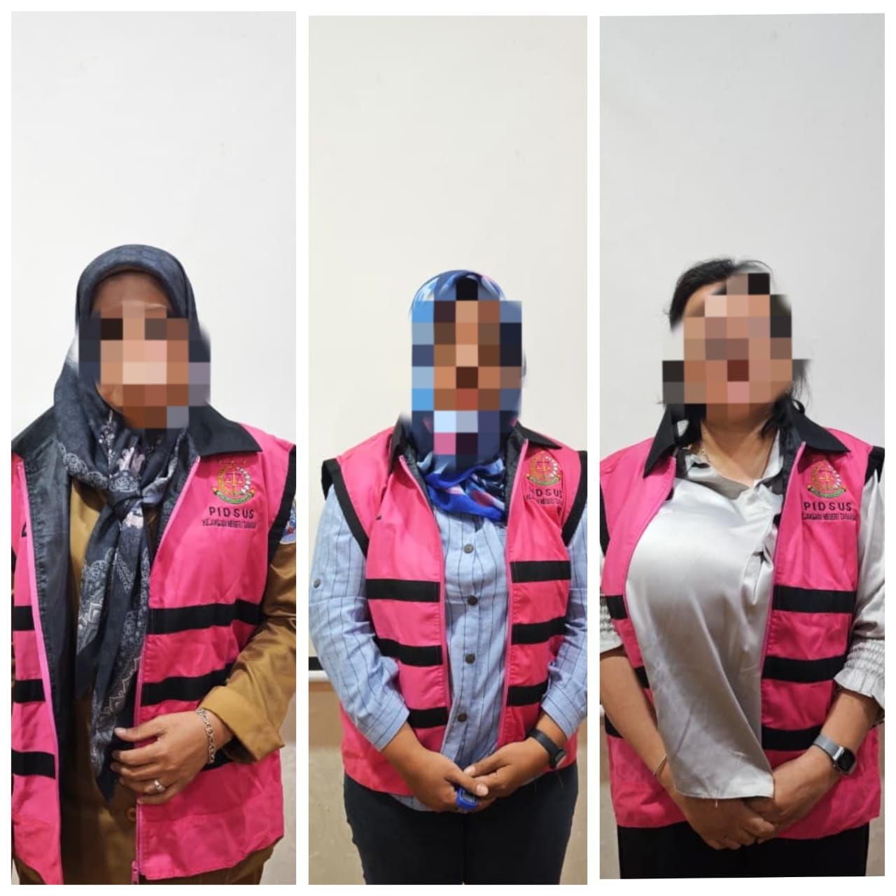 ELIAZAR/RADAR TARAKAN  DALAMI: Ketiga tersangka kasus dugaan manipulasi KUR fiktif yang ditangani Kejari Tarakan