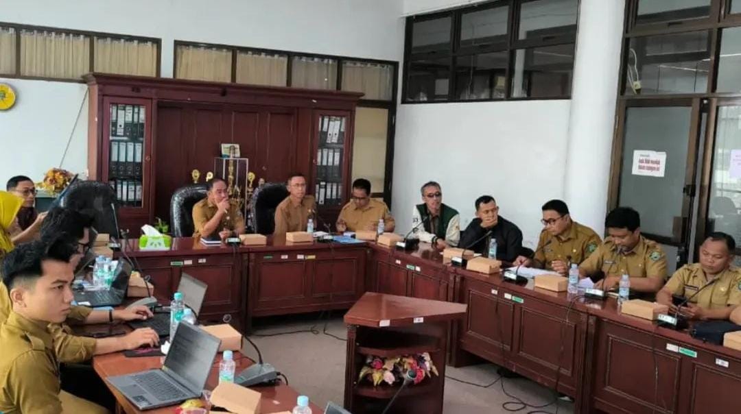 RAKOR : Suasana rapat rakor MCP 2025 di Kantor Bupati Bulungan