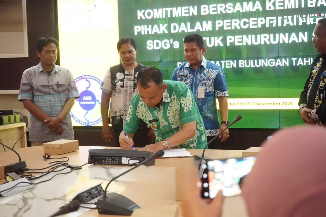 KEMITRAAN : Wabup Bulungan menandatangani komitmen multipihak dalam percepatan penurunan stunting di Bulungan Taslee/Radar Tarakan