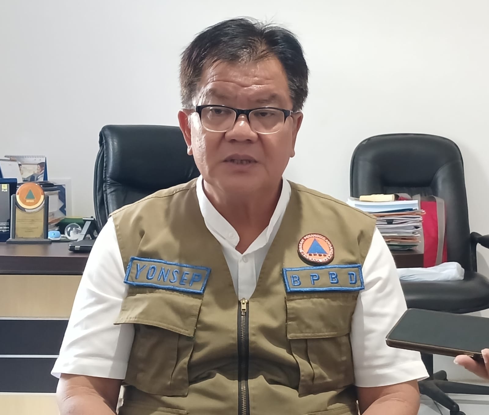 AGUS DIAN ZAKARIA/RADAR TARAKAN Kepala BPBD Tarakan Yonsep