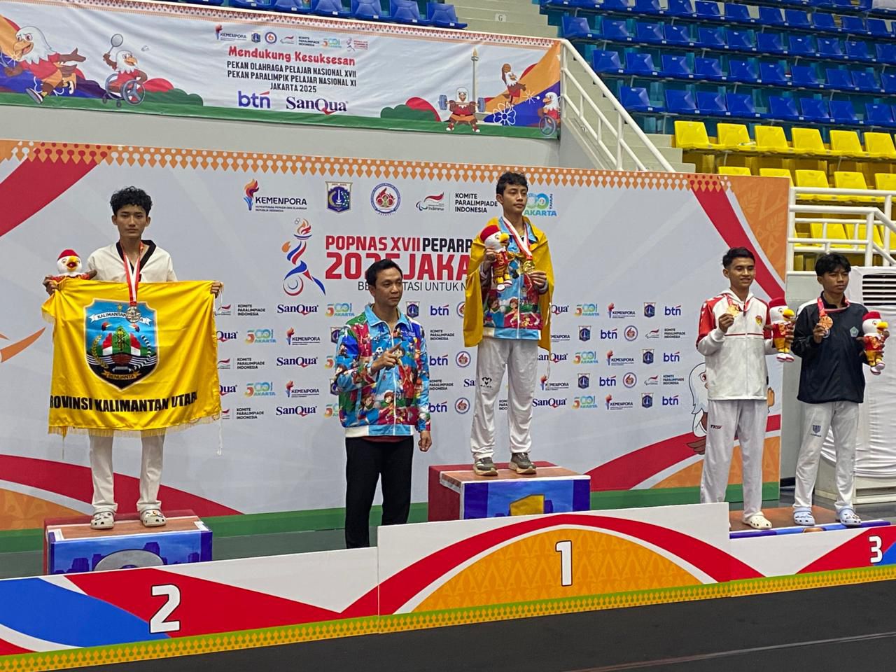 DOK KONI NUNUKAN MEMBANGGAKAN: Salah satu atlet Taekwondo asal Nunukan yang pernah mengharumkan nama Provinsi Kaltara di Popnas Jakarta