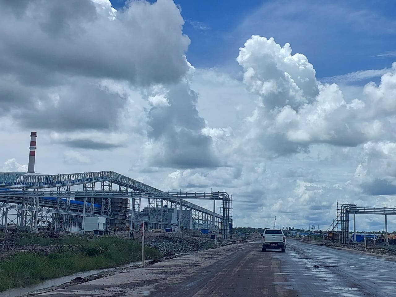 ALUMINIUM: Kondisi terkini progres pembangunan di kawasan industri di Kaltara, FOTO: ISTIMEWA