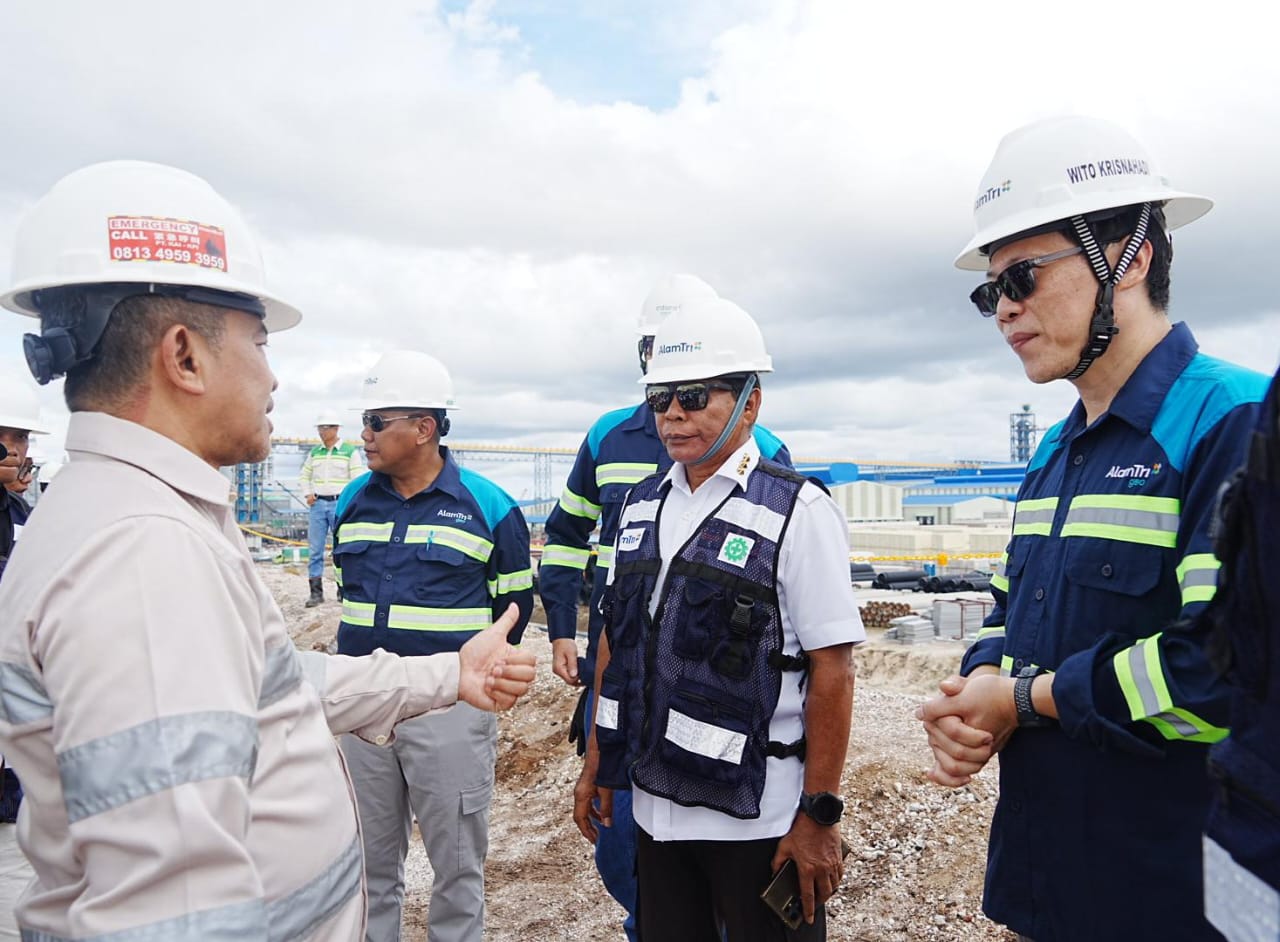 TERPADU: Gubernur Kaltara, Zainal A Paliwang saat kunjungan ketua ke kawasan industri di Tanjung Palas Timur, Bulungan FOTO: DKISP KALTARA