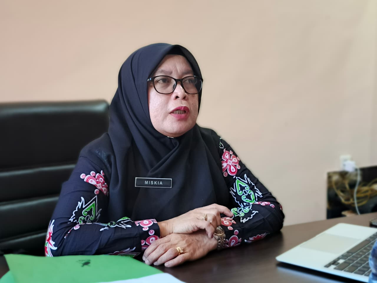 FOTO NARSUM  Kepala Dinas Kesehatan Nunukan, Hj. Miskia  &nbsp;