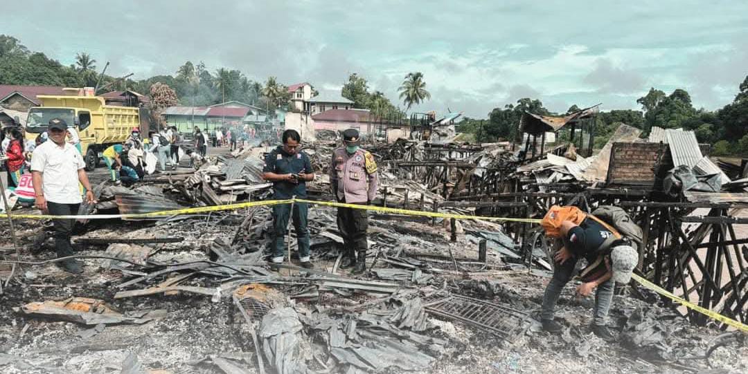 TAHAN PELAKU: Polres Nunukan akhirnya menahan pelaku dalang kebakaran besar yang terjadi di Mansalong, Kecamatan Lumbis FOTO:DOK POLRES NUNUKAN  &nbsp;  &nbsp;