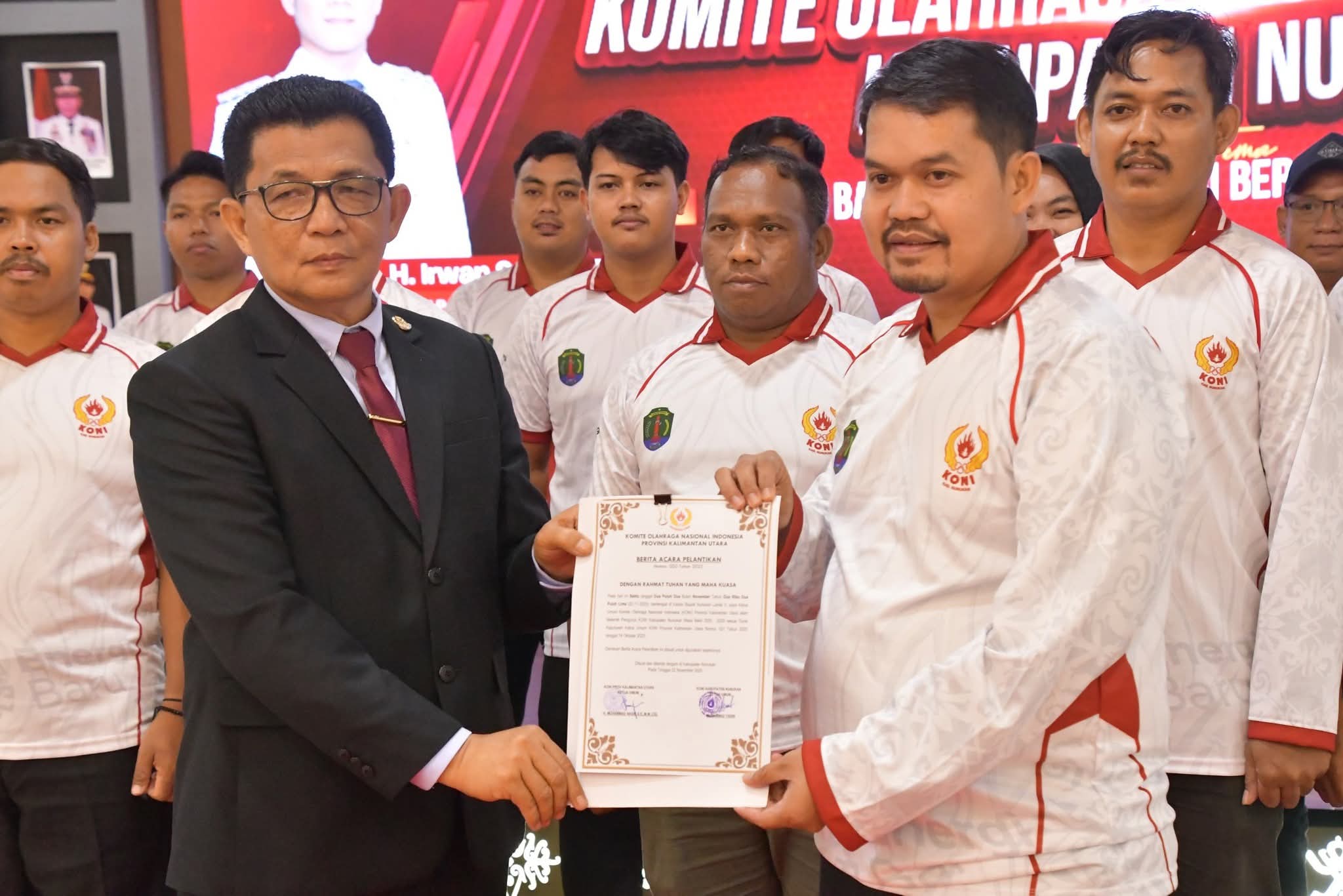 DOK KONI NUNUKAN OPTIMIS: Ketua KONI Nunukan, M. Yasin komitmen membawa pembinaan olahraga di daerah ke arah yang lebih profesional dan berorientasi prestasi
