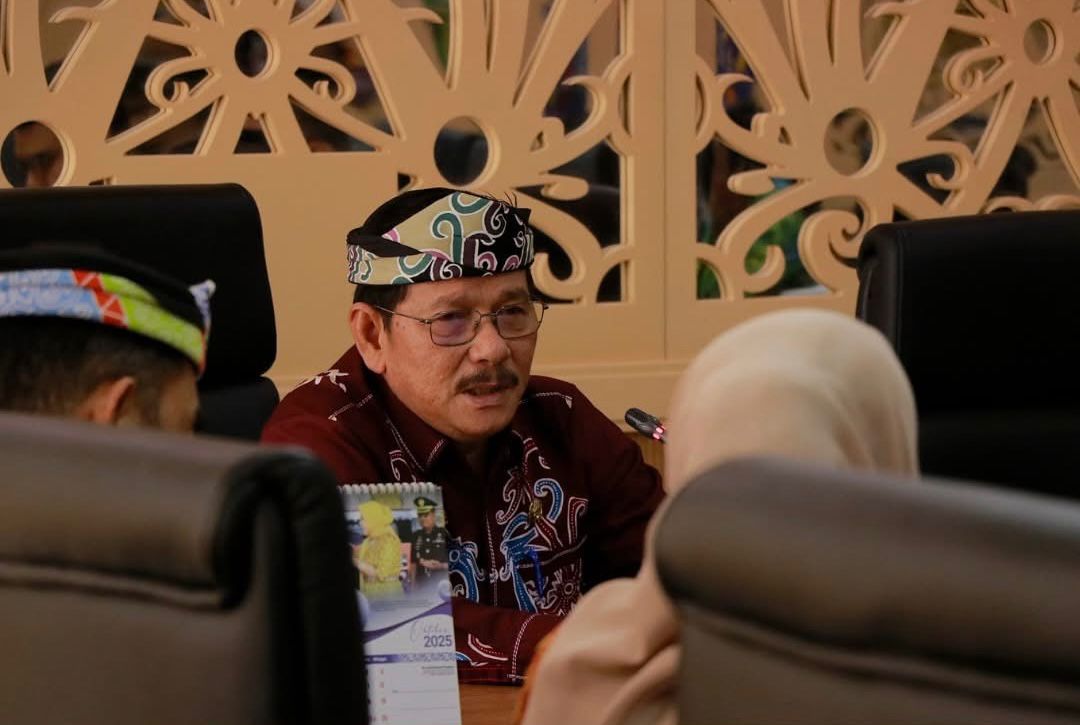 EVALUASI: Wagub Kaltara membuka raker MCSP 2025. Sarana ini digunakan untuk mengevaluasi kinerja perangkat daerah, serta penekanan pencegahan korupsi FOTO:DKISP