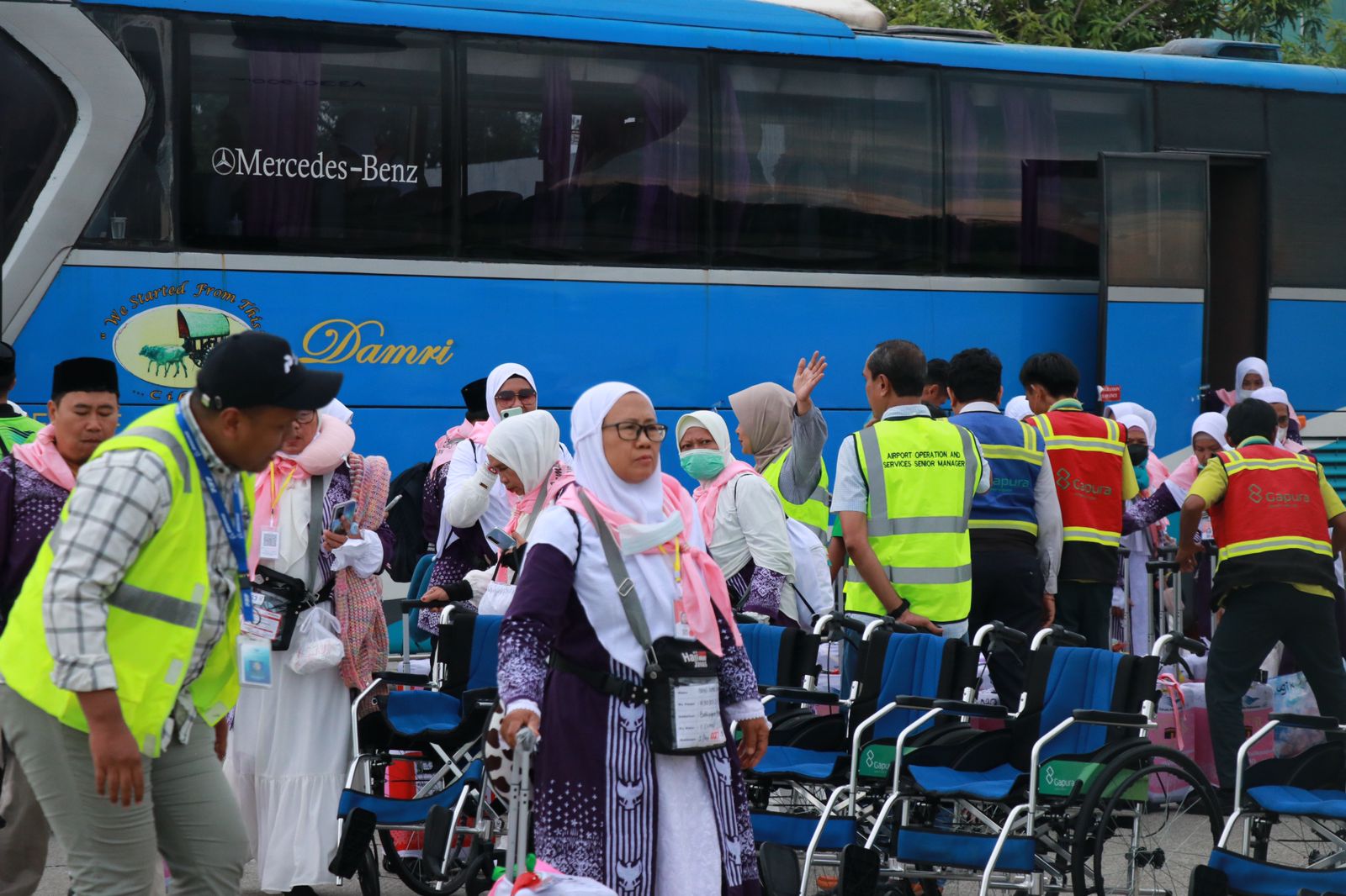 UMRAH: Jemaah haji asal Kaltara FOTO:ISTIMEWA