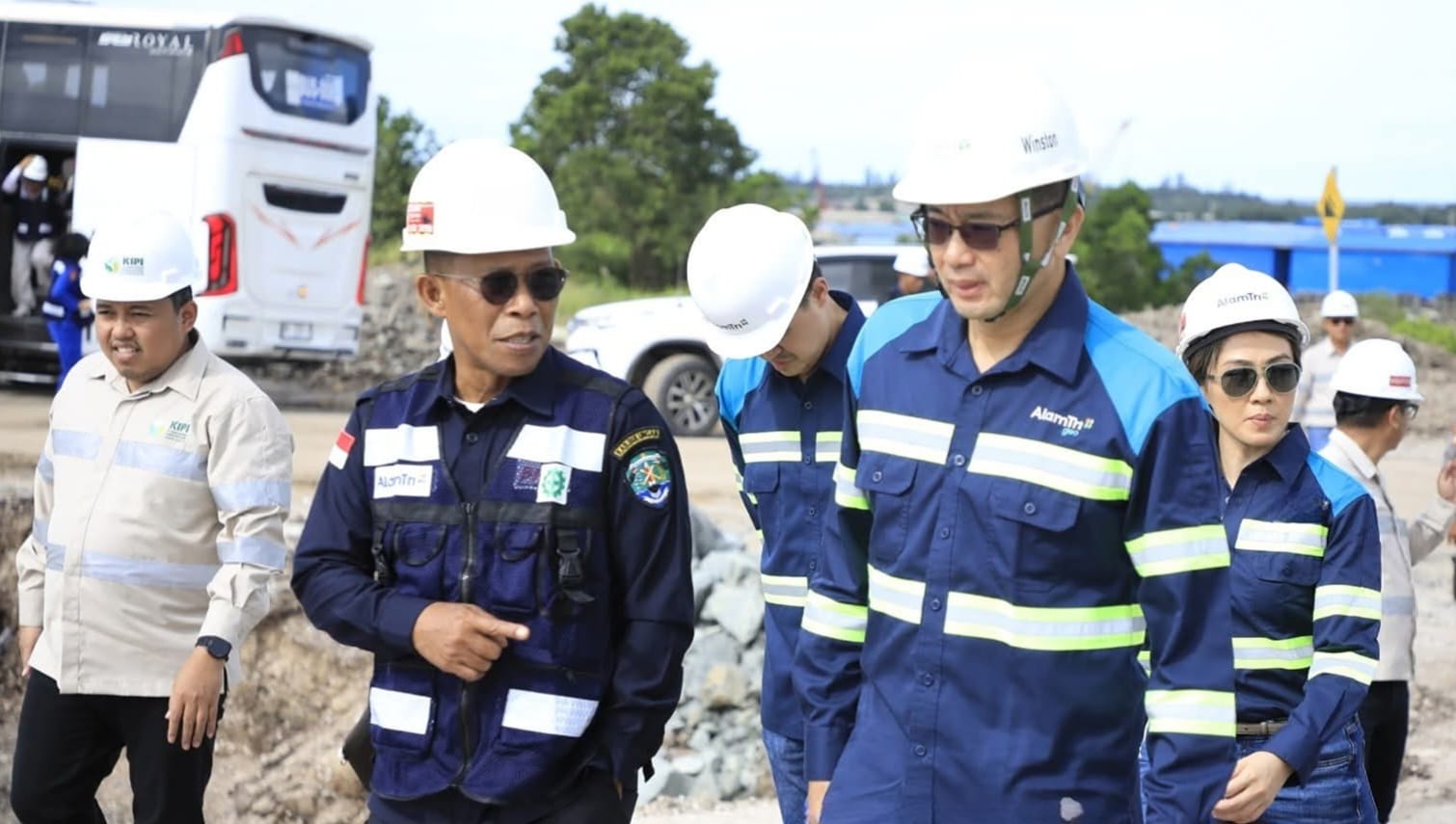 INVESTASI : Bupati Bulungan saat melakukan kunjungan ke kawasan industri beberapa waktu lalu