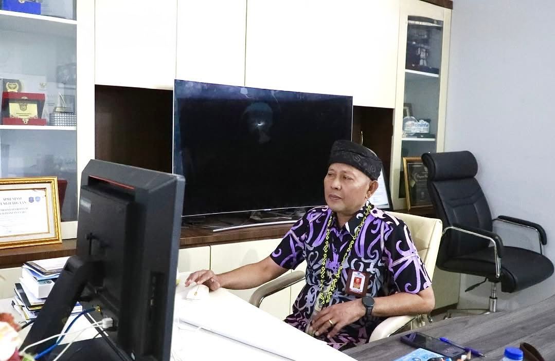 LITERASI : Kepala DKISP Kaltara membuka kegiatan literasi digital di lingkup ASN Pemprov Kaltara, DKISP