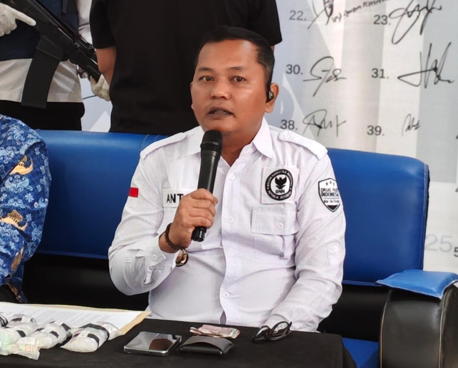 FOTO NARSUM Kepala BNNK Nunukan, Anton Suriyadi Siagian