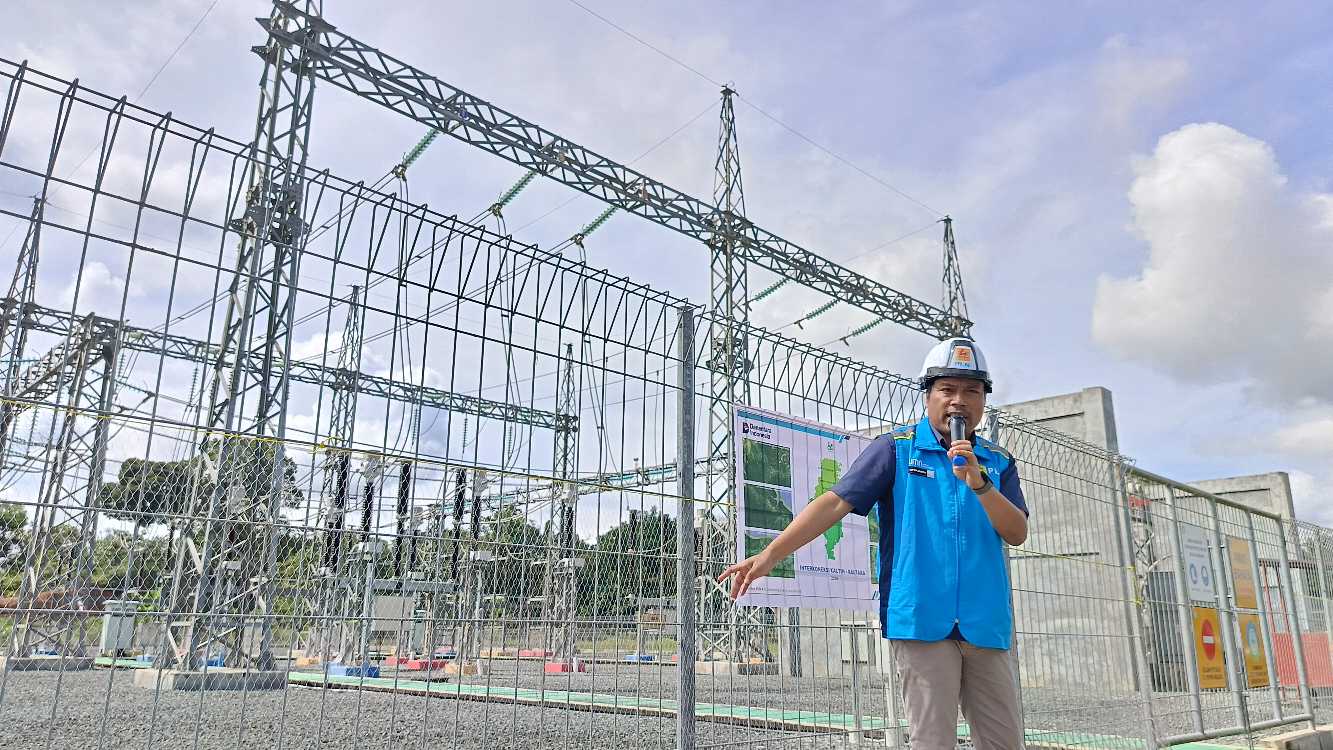 LAYANI KALTIM-KALTARA: Gardu Induk 150 KV milik PLN di Berau, Kalimantan Timur.