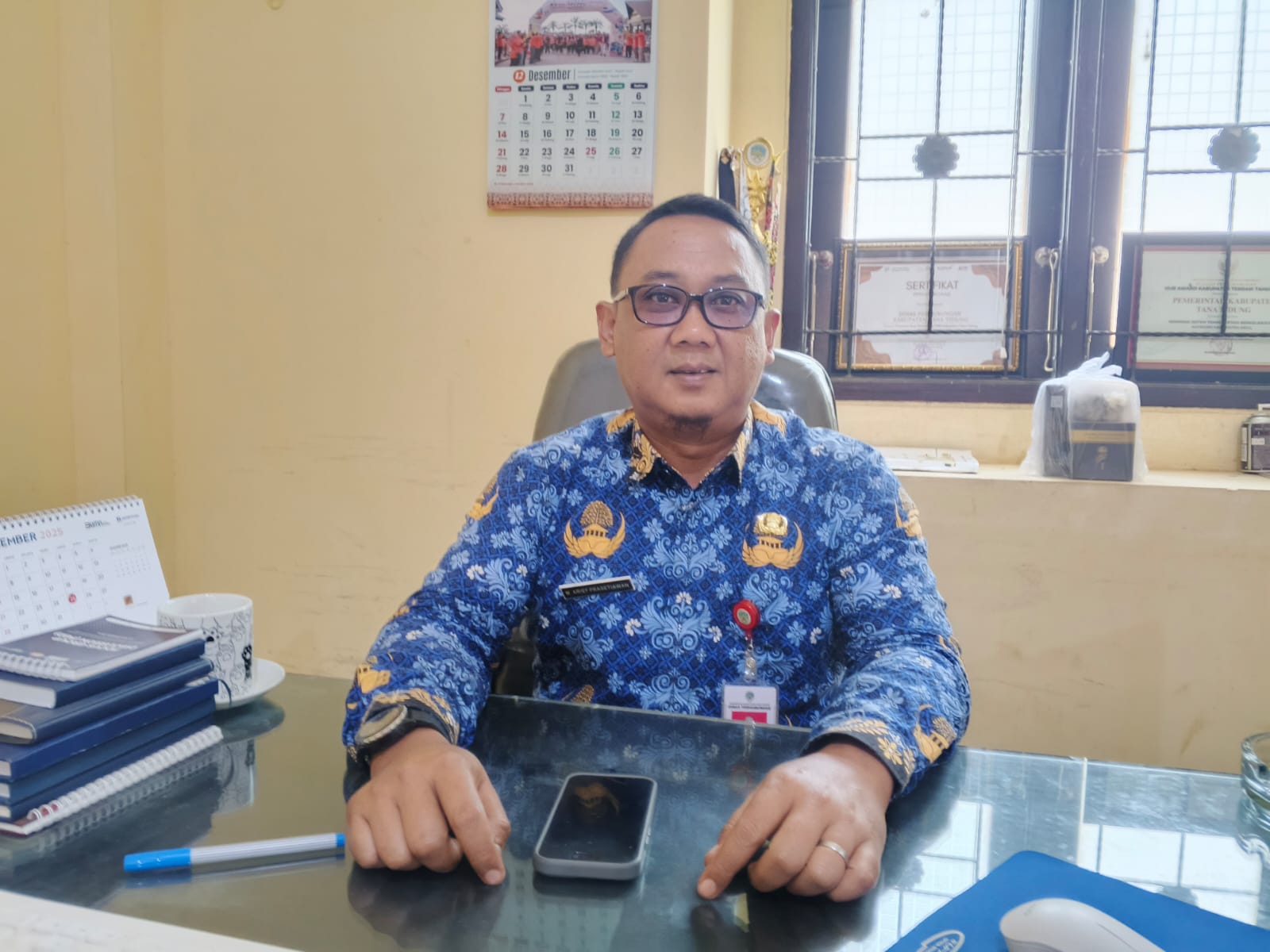 Kepala Dishub Tana Tidung M. Arief Prasetiawan