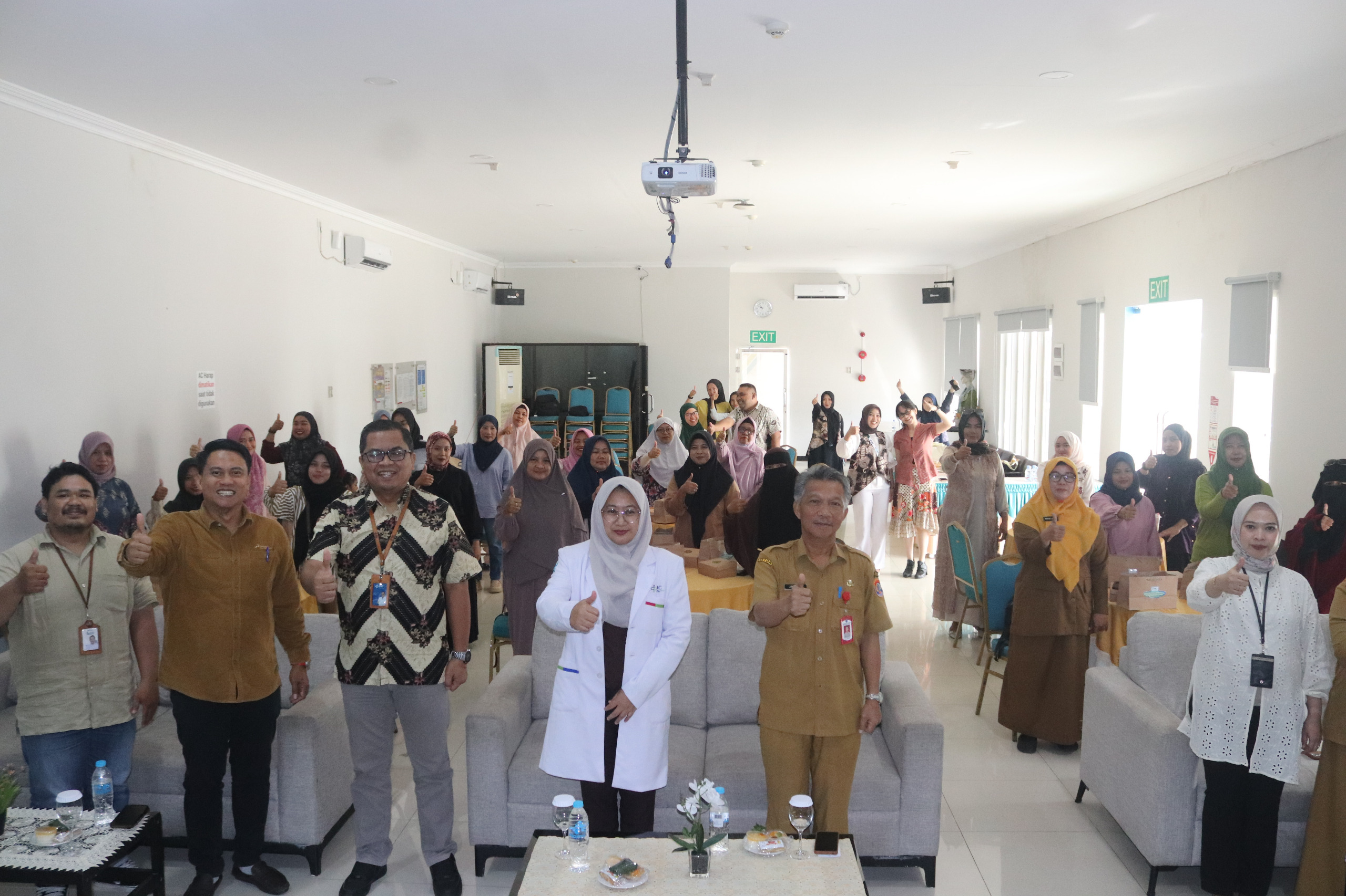 PENYULUHAN: Rumah Sakit Pertamina Tarakan menggelar penyuluhan kandungan gizi kepada UMKM