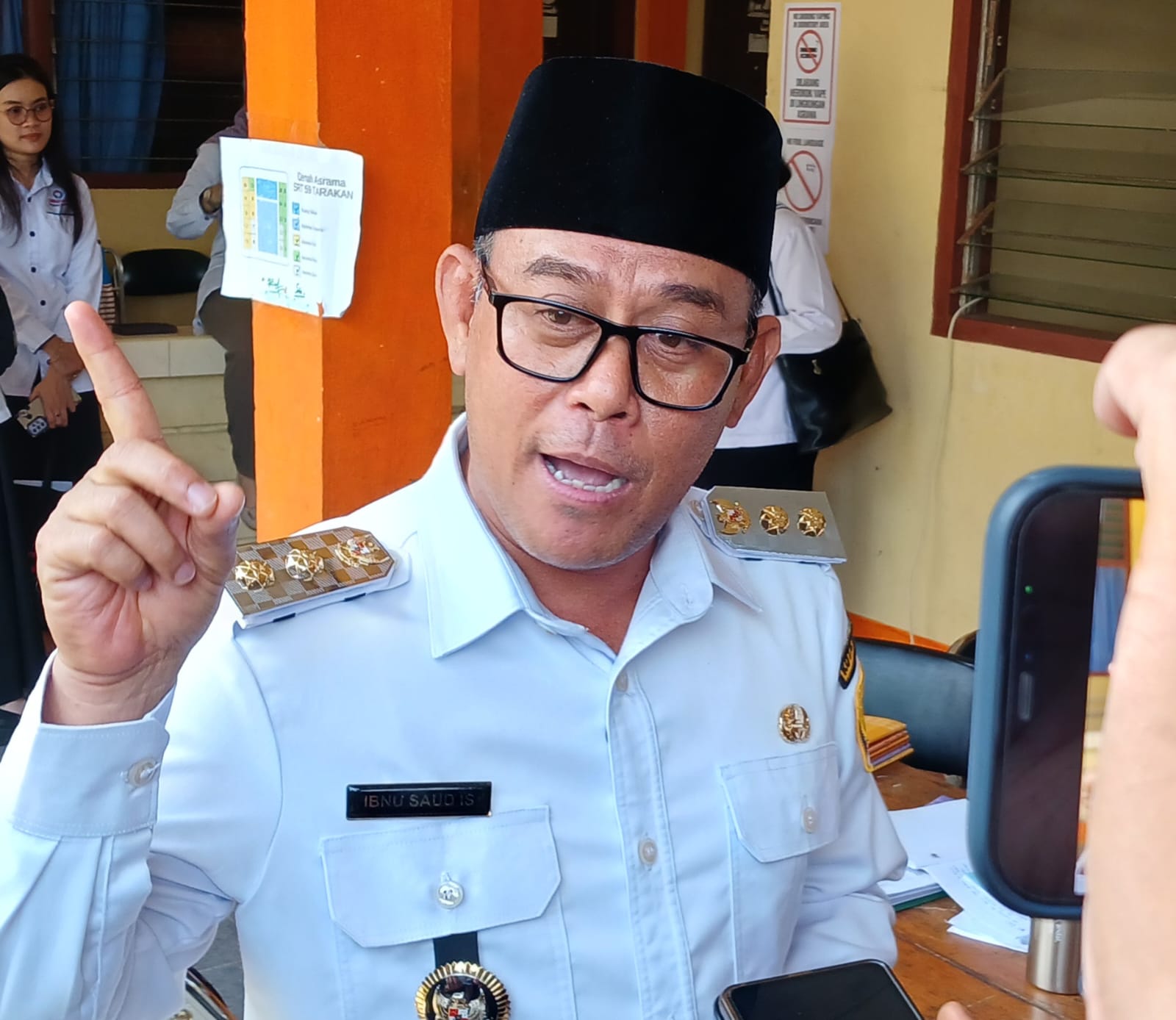 AGUS DIAN ZAKARIA/RADAR TARAKAN Wakil Wali Kota Tarakan Ibnu Saud