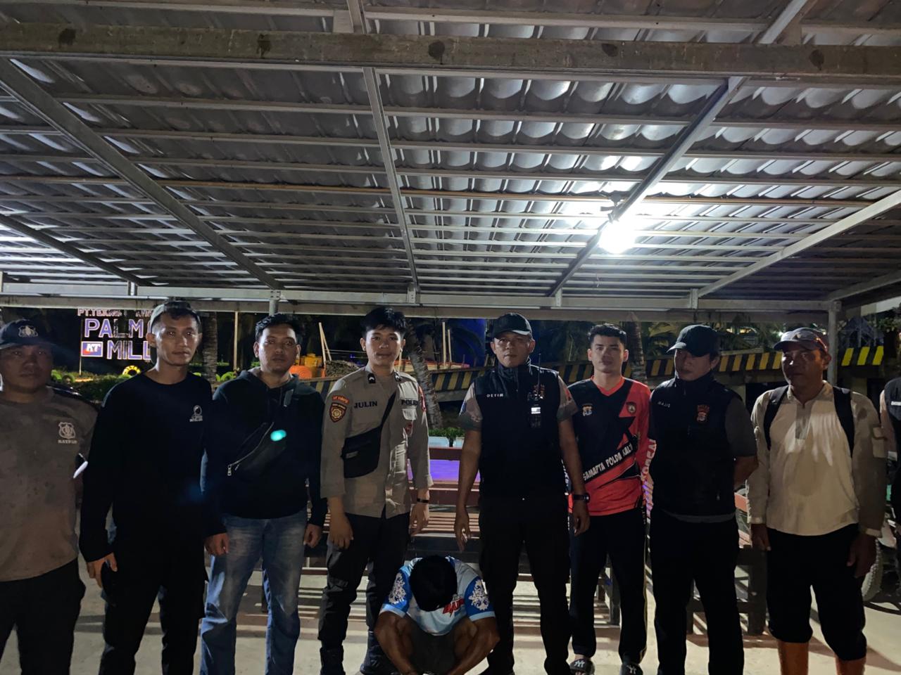 &lrm;DIAMANKAN: Polres Tana Tidung berhasil mengamankan pelaku penikaman FOTO;IST &lrm;