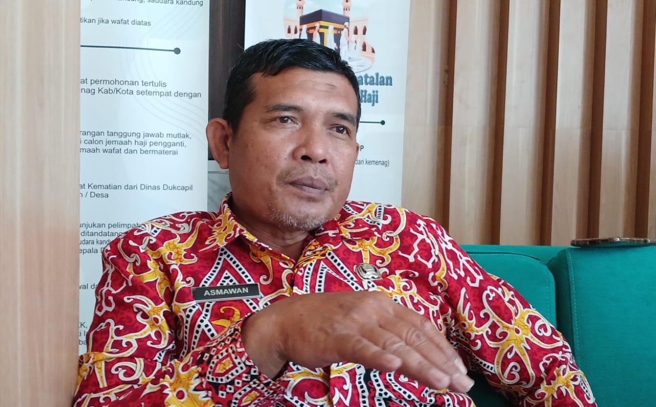 Kepala Kantor Kemenhaj Tarakan, H Asmawan. FOTO:&nbsp;AGUS DIAN ZAKARIA/RADAR TARAKAN