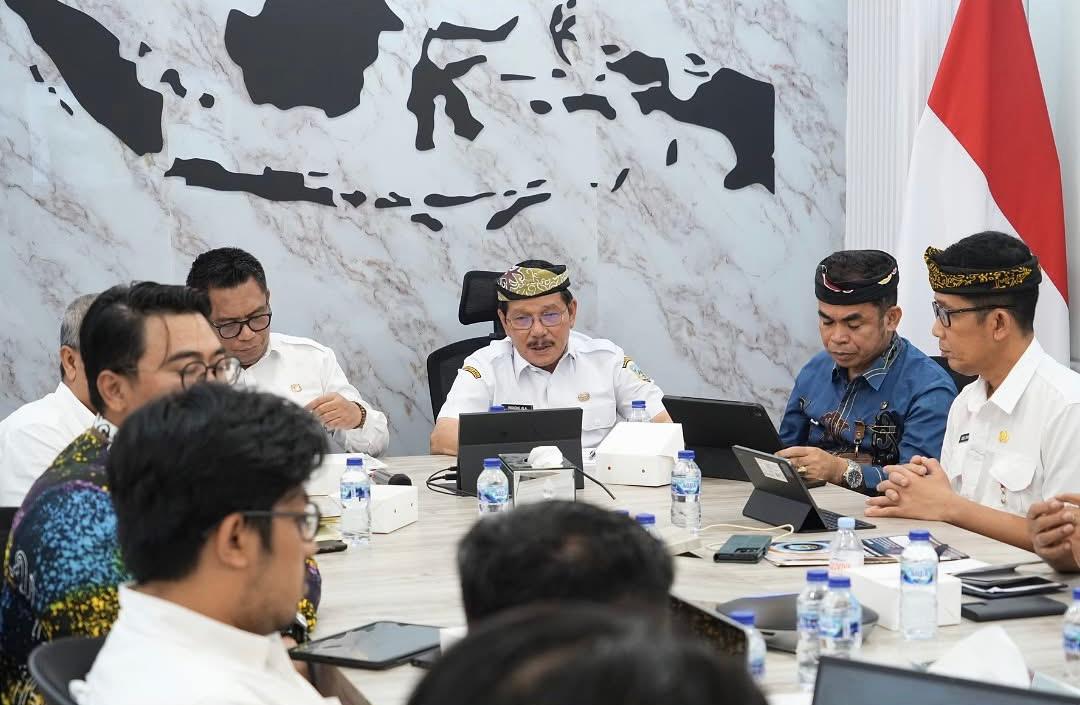 PENDIDIKAN : Wagub Kaltara rapat dengan Kementrans, bahas sekolah rakyat FOTO:DKISP