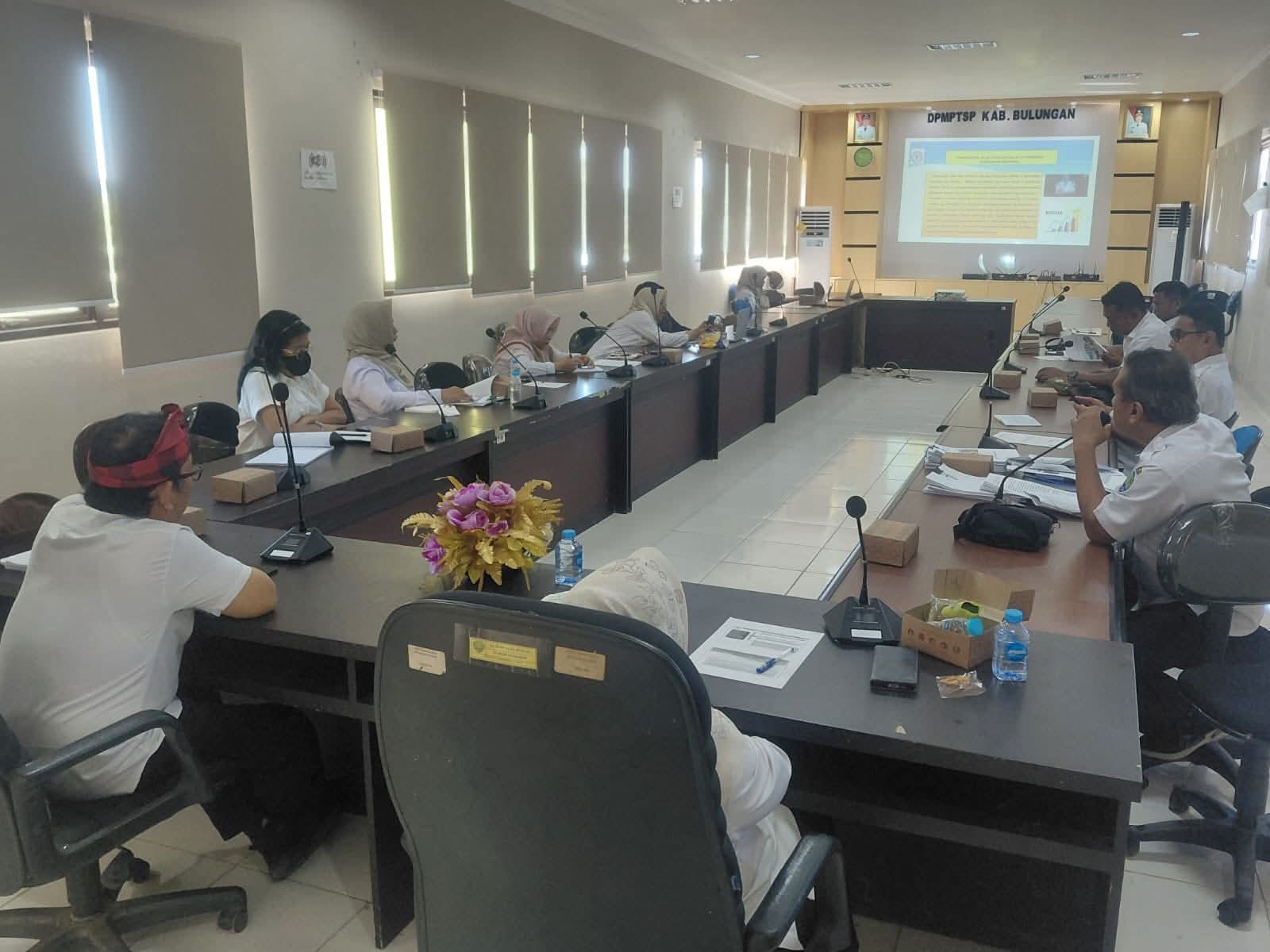 PAPARAN : Kepala DPMPTSP Bulungan memaparkan potensi investasi di Bulungan