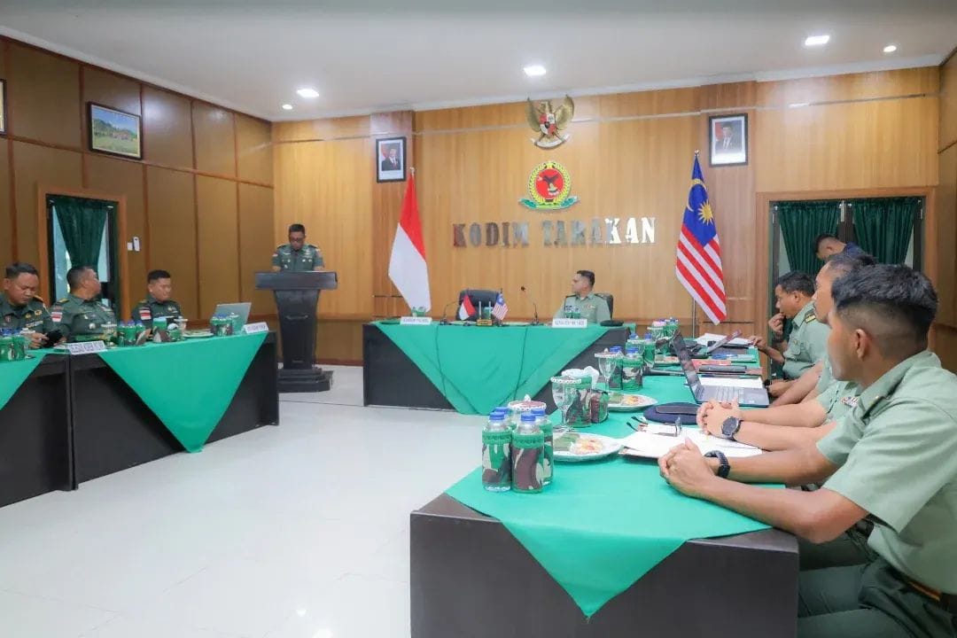 PENGAMANAN : TNI-TDM melakukan pertemuan bilateral dalam agenda UCM