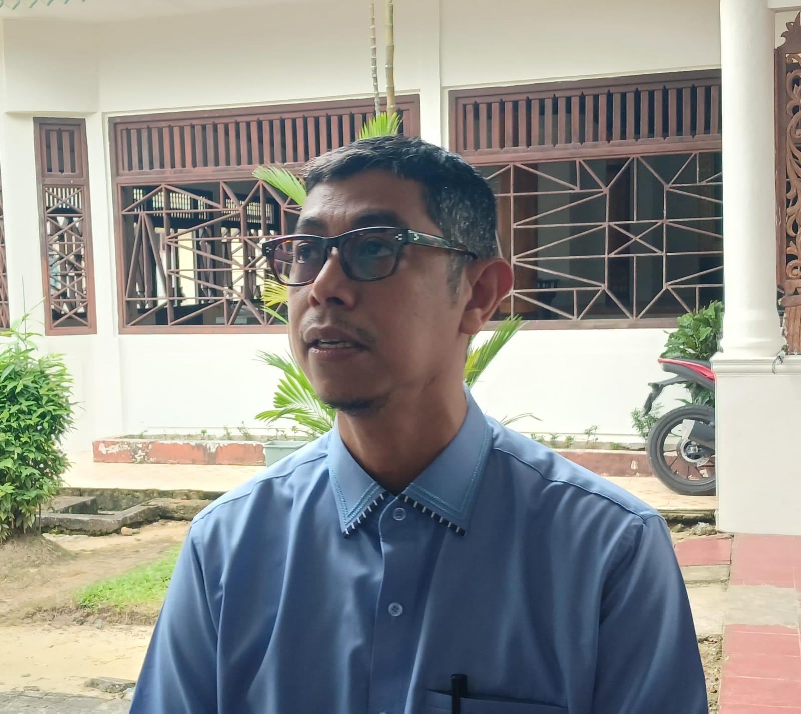 AGUS DIAN ZAKARIA/RADAR TARAKAN Rektor Universitas Borneo Tarakan  UBT Prof Yahya Ahmad Zein