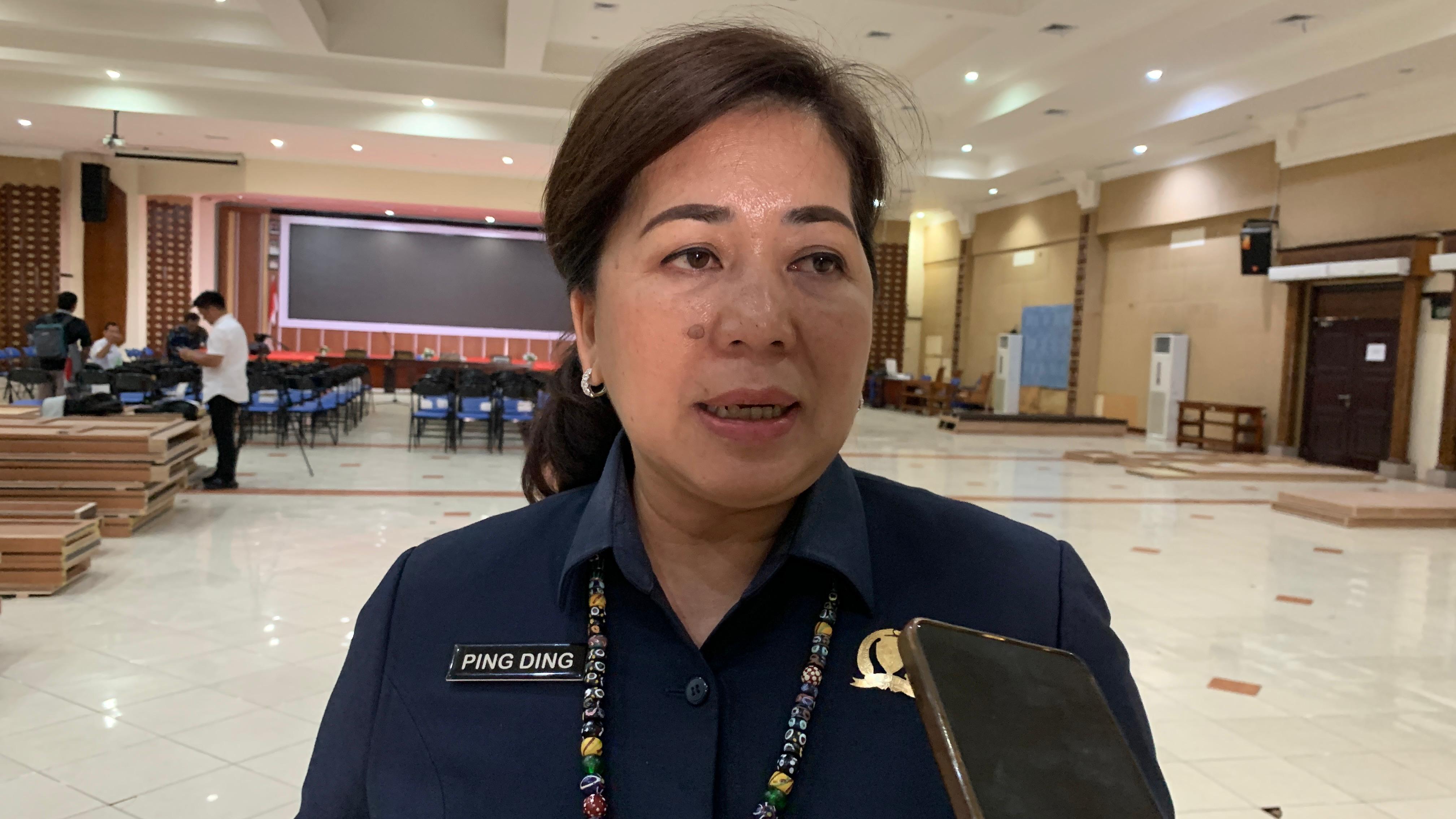 Ketua DPRD Kabupaten Malinau, Ping Ding. DIPA/RADAR TARAKAN