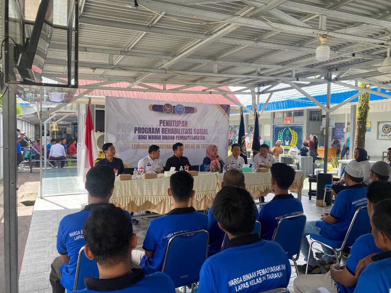 DITUTUP : Program Layanan Rehabilitasi WBP tahun 2025 ditutup oleh BNNP Kaltara dan Lapas Kelas IIA Tarakan.