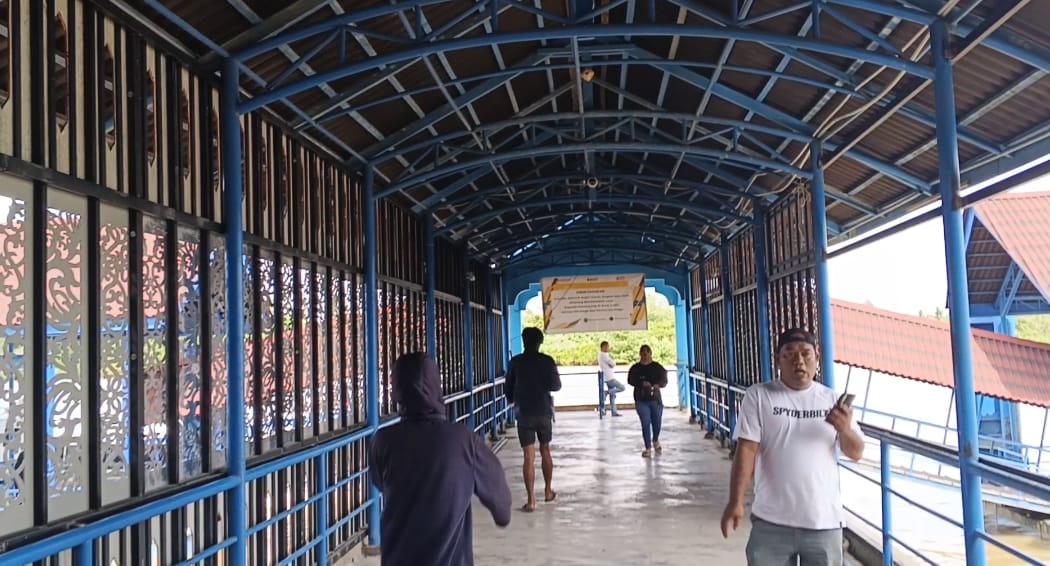 DITATA: Dishub Bulungan terus mempercantik pelabuhan Kayan II Tanjung Selor FOTO: SOPIAN/RADAR TARAKAN