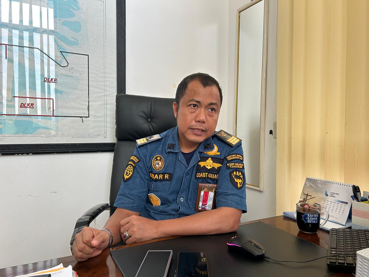 Kasi Lalu Lintas Angkutan Laut dan Usaha Kepelabuhan KSOP Tarakan, Capt Umar Rahman
