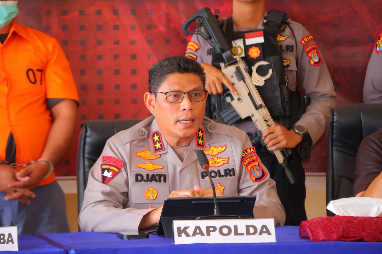 Kapolda Kaltara, Irjen Pol Djati Wiyoto Abadhy.