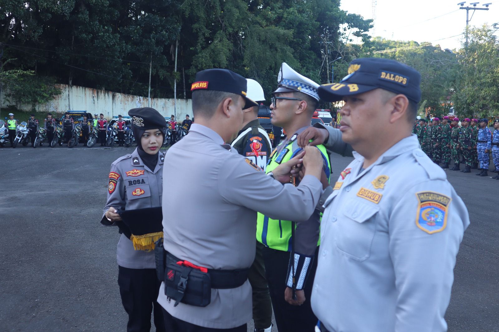 SIAGA : 130 personel Polres Tarakan akan disiagakan pada Operasi Lilin Kayan 2025 sebagai bentuk kesiapsiagaan pengamanan perayaan Natal 2025 dan Tahun Baru 2026.
