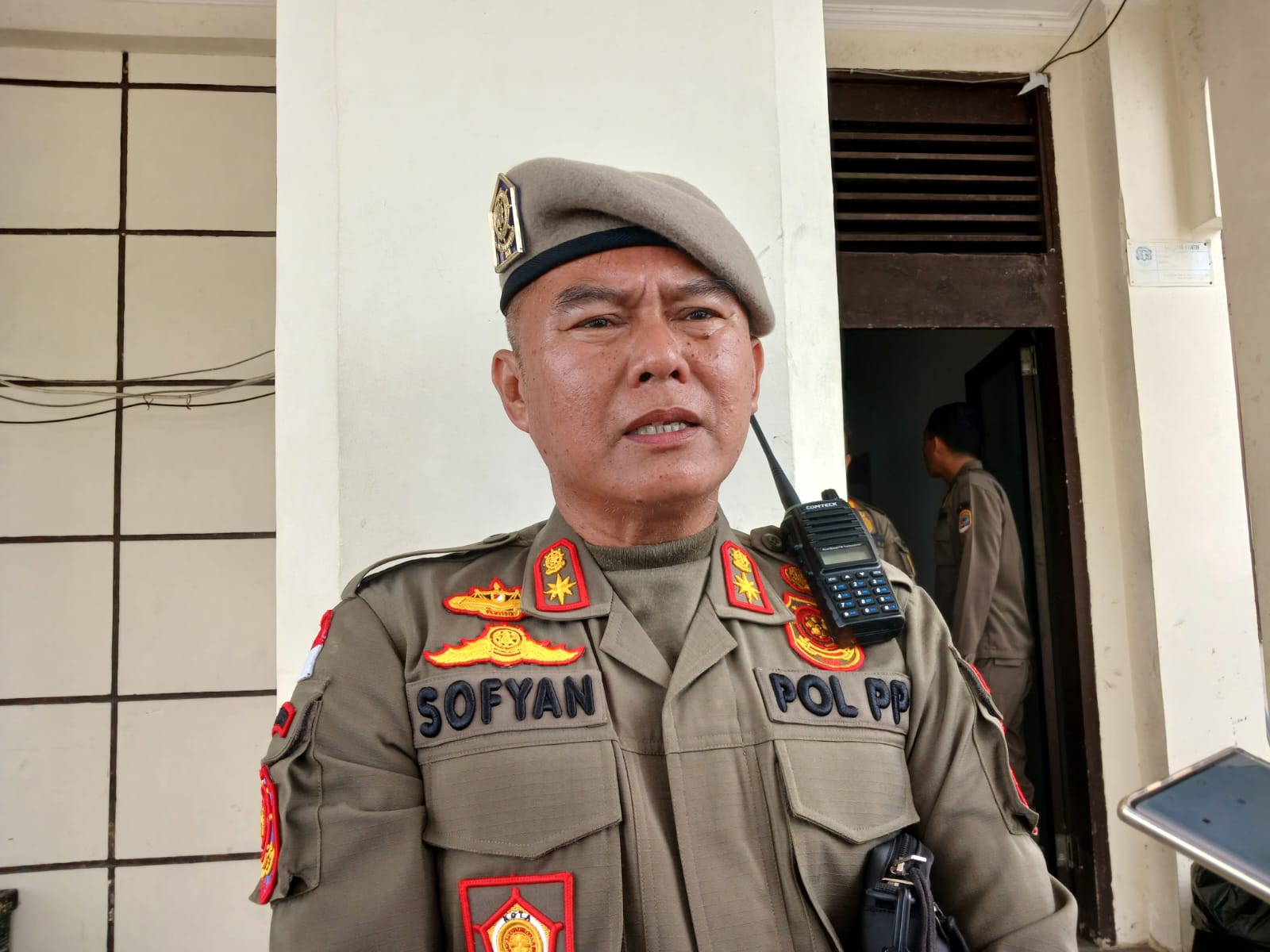 Kepala Satpol PP Tarakan Sofyan.  
