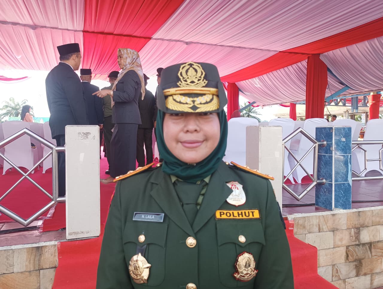Kepala Dishut Kaltara, Nur Laila.