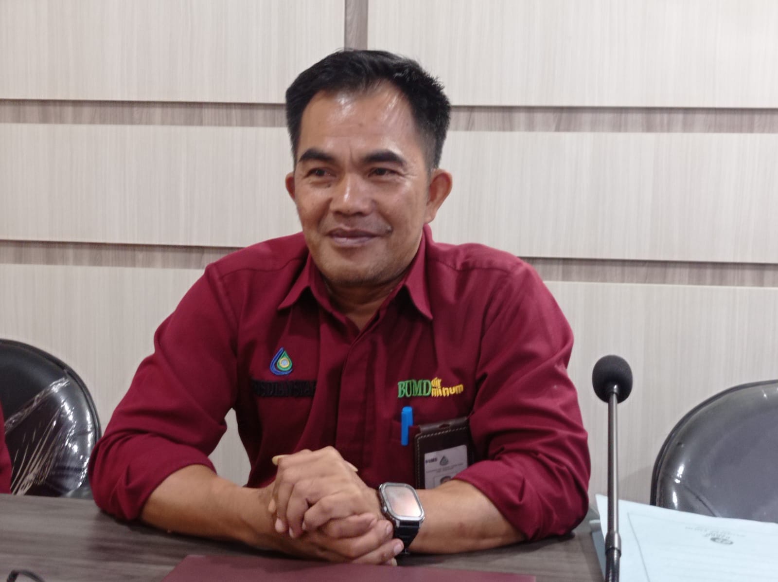 Kabag Teknik Perumda Tirta Taka Nunukan, Rusdiansyah.