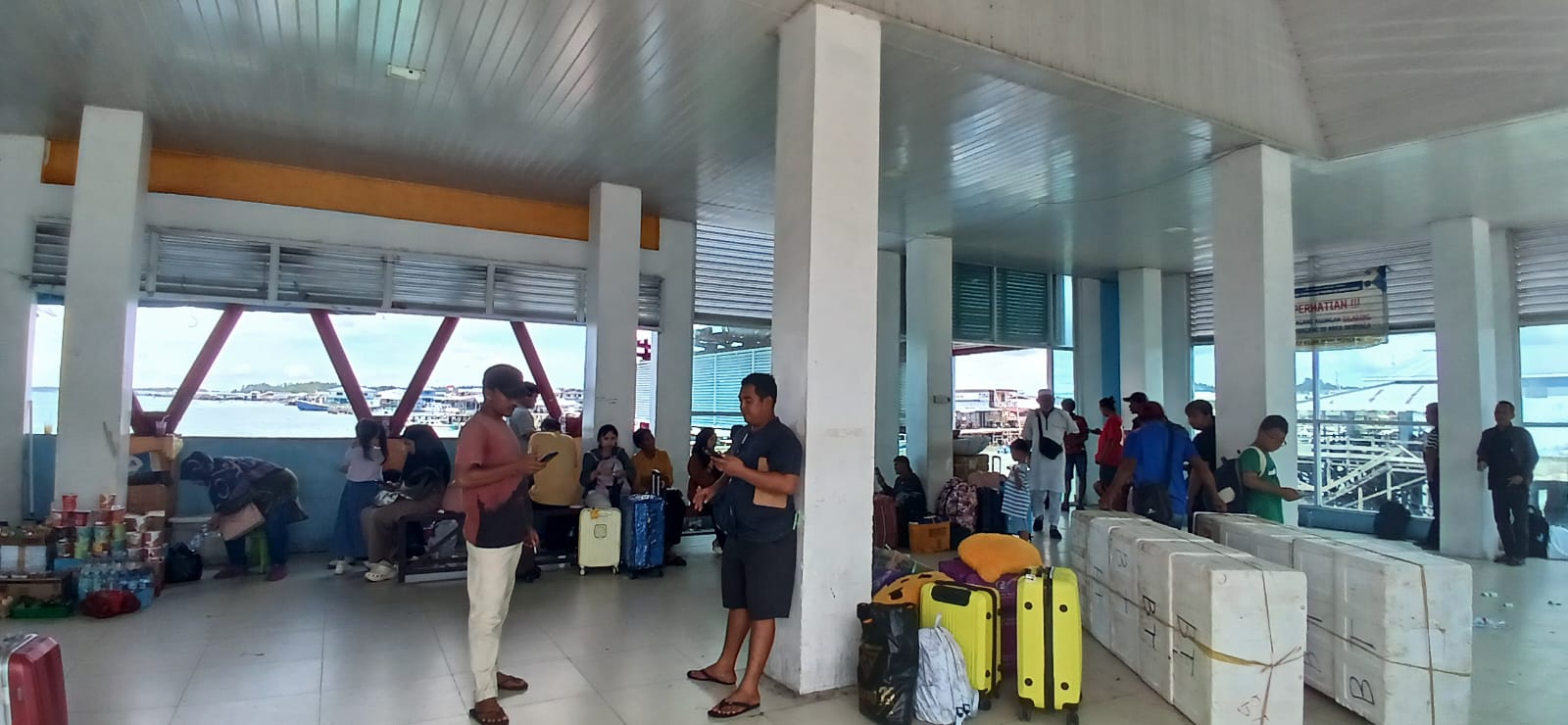 PADAT : Kondisi Pelabuhan Tengkayu I Tarakan pada Kamis (25/12).