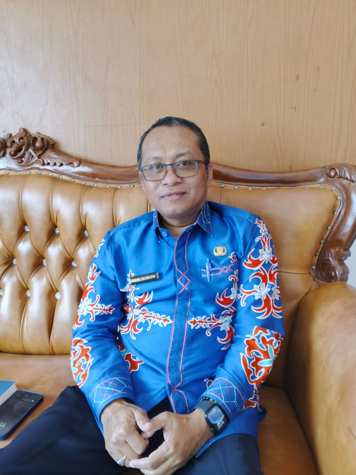&lrm;Kabid Bina Marga DPUPRKP Tana Tidung, Punjul Sidi Waluyo.