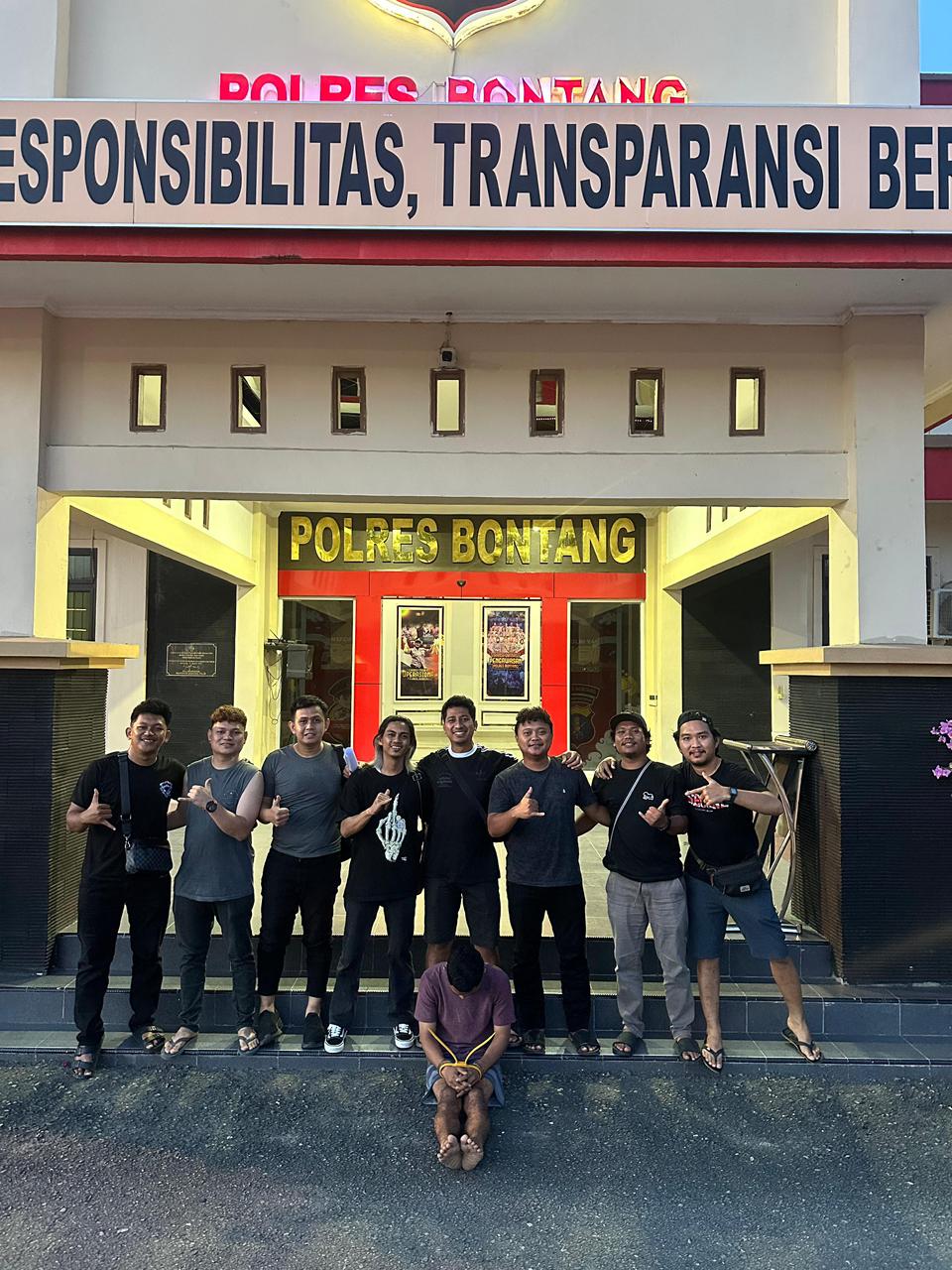 DIBEKUK : SP yang merupakan buronan perkara sabu 3 kg berhasil dibekuk Satresnarkoba Polres Tarakan di Kutai Timur.