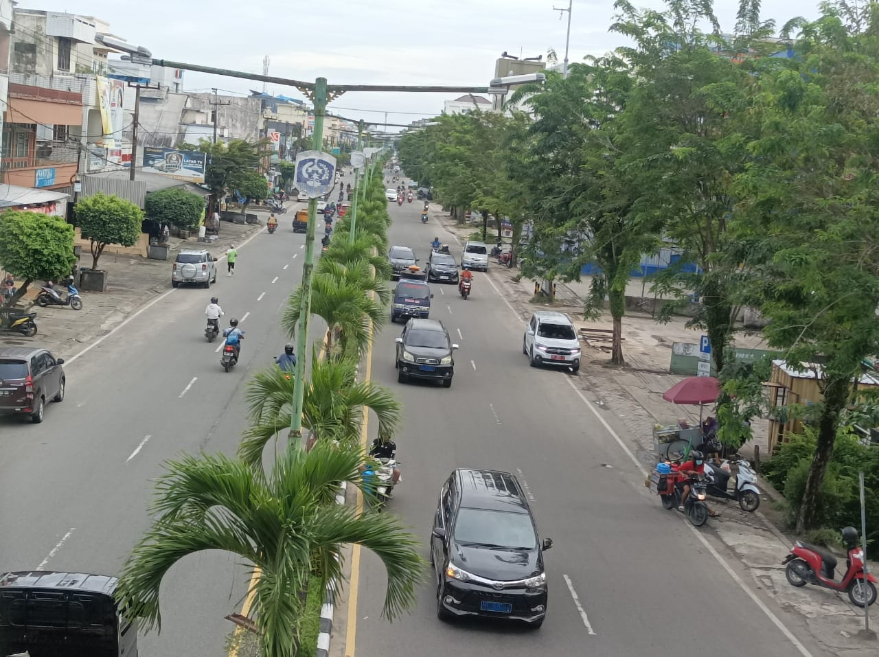 JELANG TAHUN BARU: Pemandangan pusat Kota Tarakan jelang tahun baru.