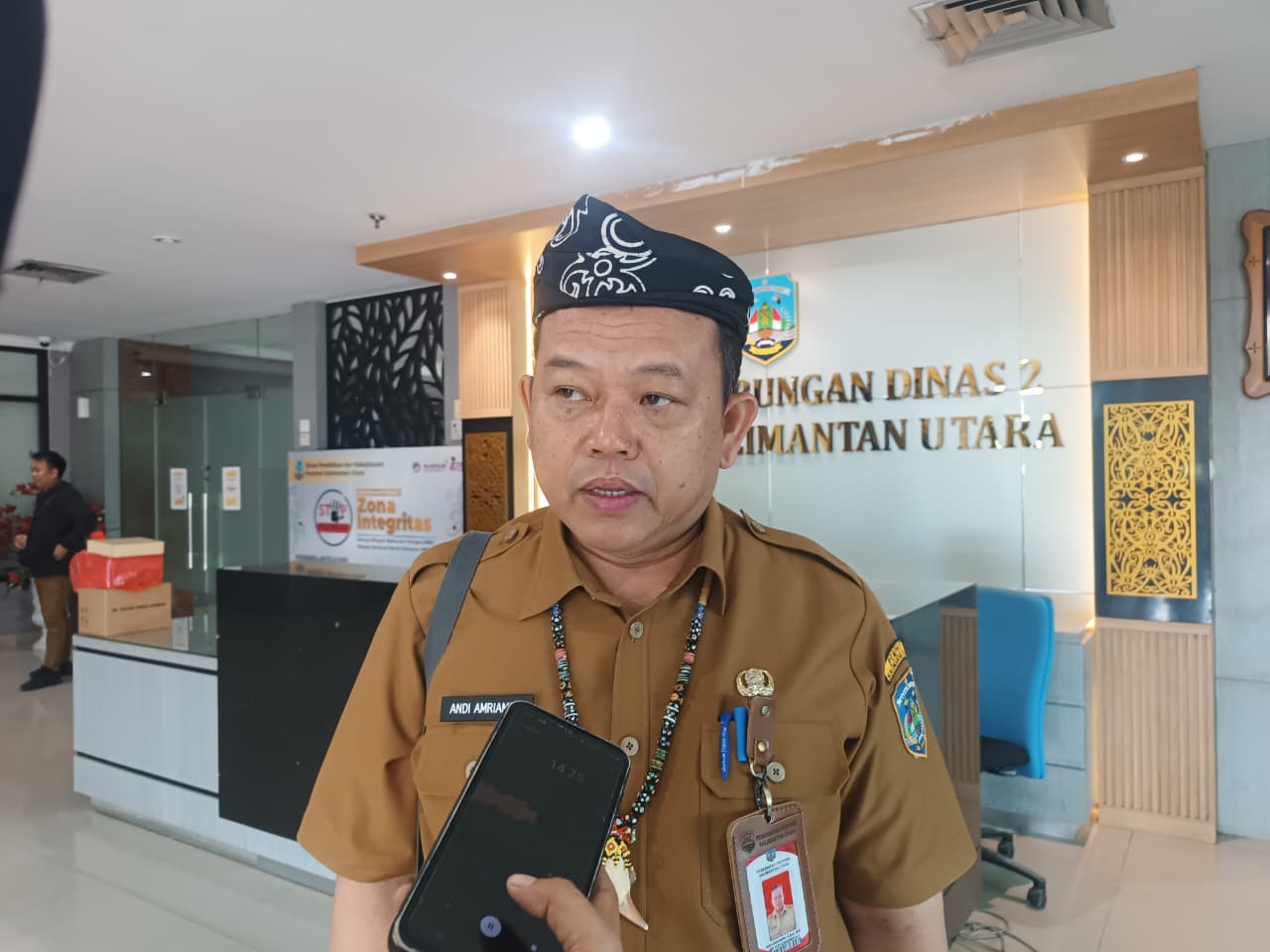 Kalak BPBD Kaltara, Andi Amriampa.