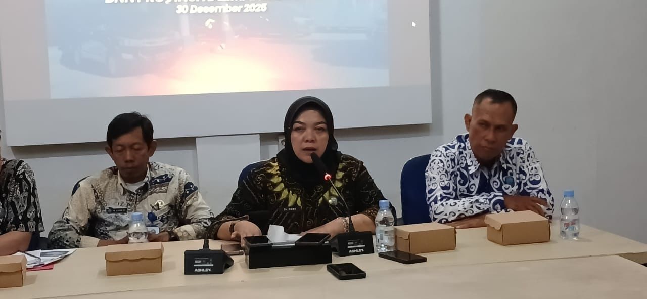 PENCEGAHAN : Plt. Kepala BNNP Kaltara, Agus Surya Dewi memaparkan capaian kinerja di bidang pencegahan oleh BNNP Kaltara di tahun 2025.