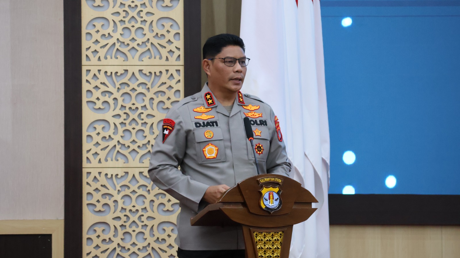 Kapolda Kaltara, Irjen Pol Djati Wiyoto Abadhy.