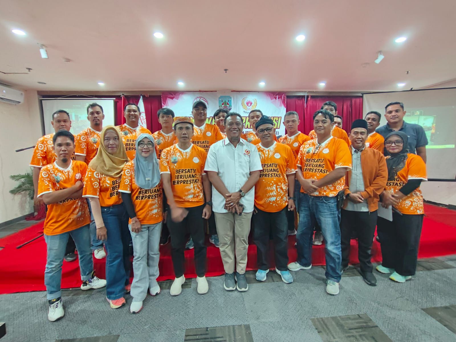 FOKUS : Widodo Dwi Santosa kembali dipercaya menakhodai POTSI Kaltara dan akan fokus membawa cabang olahraga teqball semakin berkembang dan berprestasi.