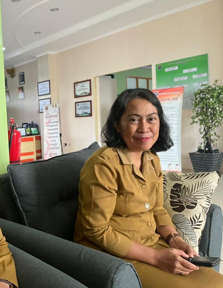 Kepala Bidang Kesehatan Masyarakat Dinkes Kota Tarakan Paulina Bura