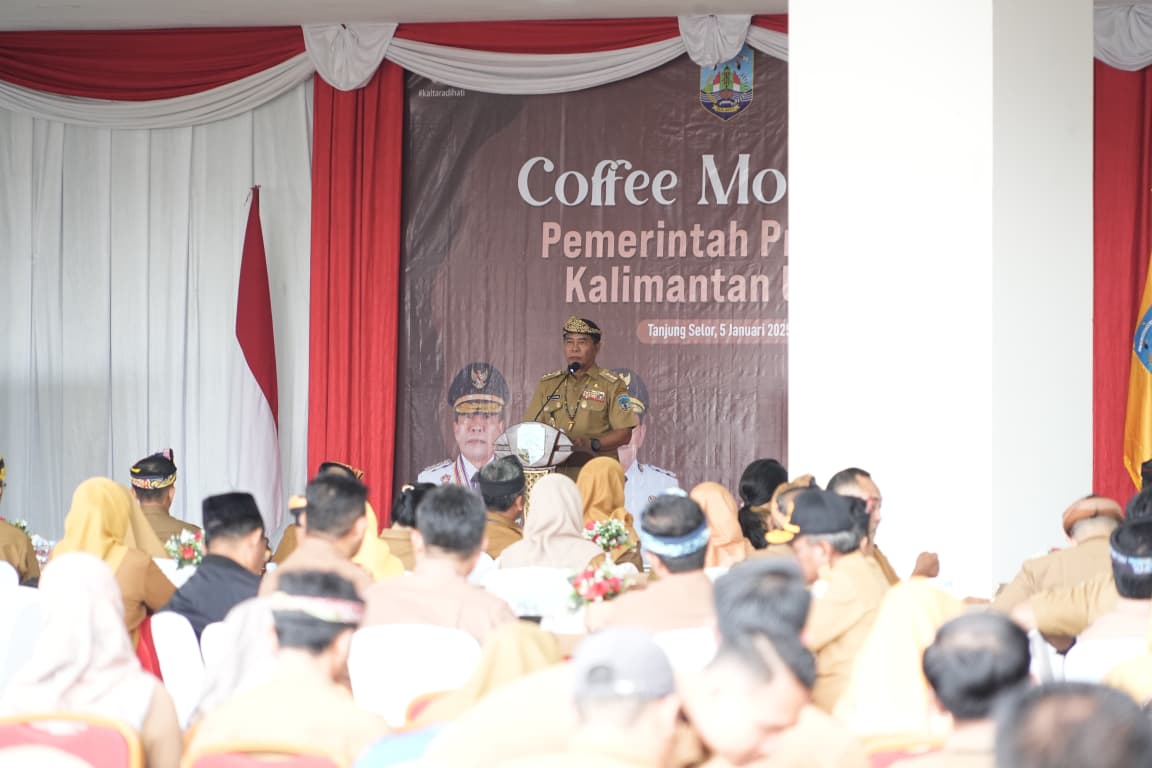 AWAL TAHUN: Gubernur Kaltara, Zainal A Paliwang memberikan arahan kepada jajaran Pemprov Kaltara.