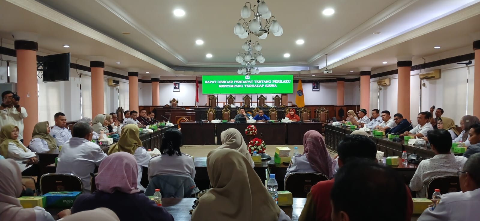 RDP : Suasana pertemuan lanjutan membahas penanganan fenomena LGBT di lingkungan sekolah Kota Tarakan.