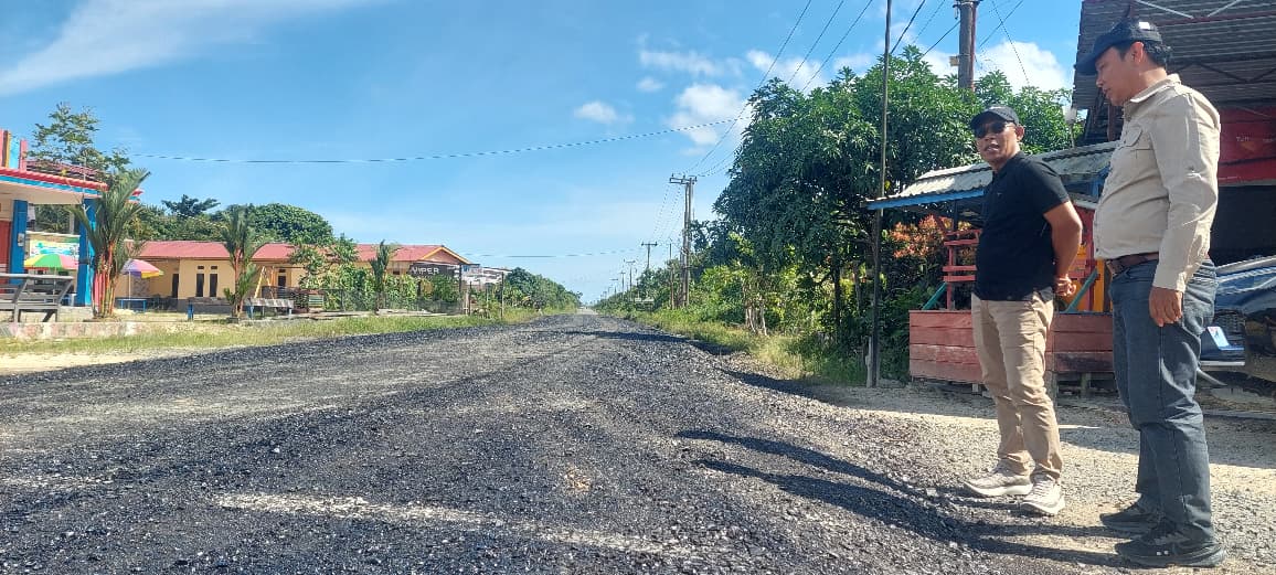 ADDENDUM: Ruas jalan Tanah Kuning-Mangkupadi menjadi salah satu proyek yang mendapatkan kebijakan addendum.