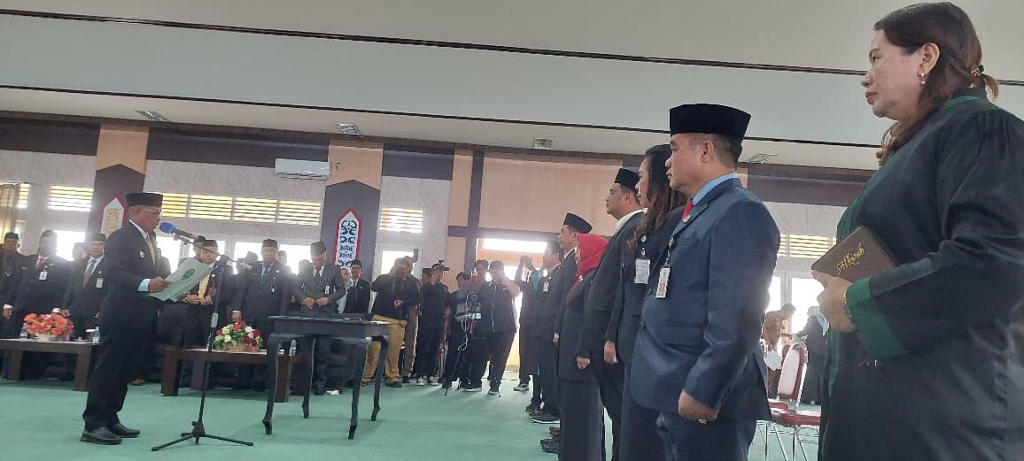 DILANTIK: Sebanyak tujuh JPT di lingkup Pemkab Bulungan dilantik.