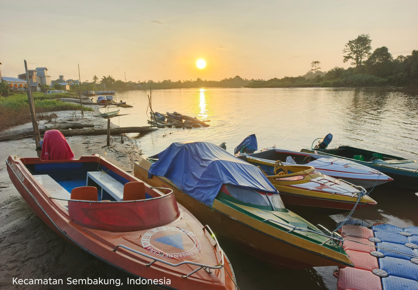 MULAI PULIH: Kondisi sejumlah desa di Kecamatan Sembakung dan Sembakung Atulai kini berangsur pulih pasca banjir.