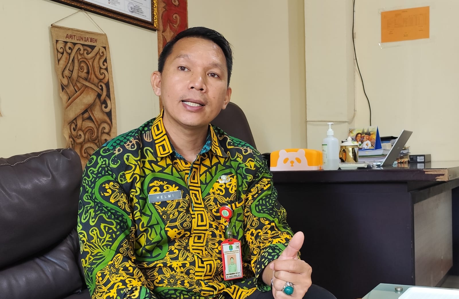 Kepala DPMD Nunukan Helmi Pudaaslikar